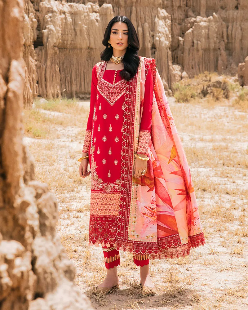 Maria Osama Khan · Pariwash Lawn Collection – Gulaal (US-004)