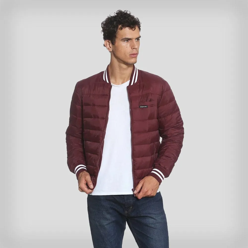 Members Only Men's Varsity Puffer Jacket