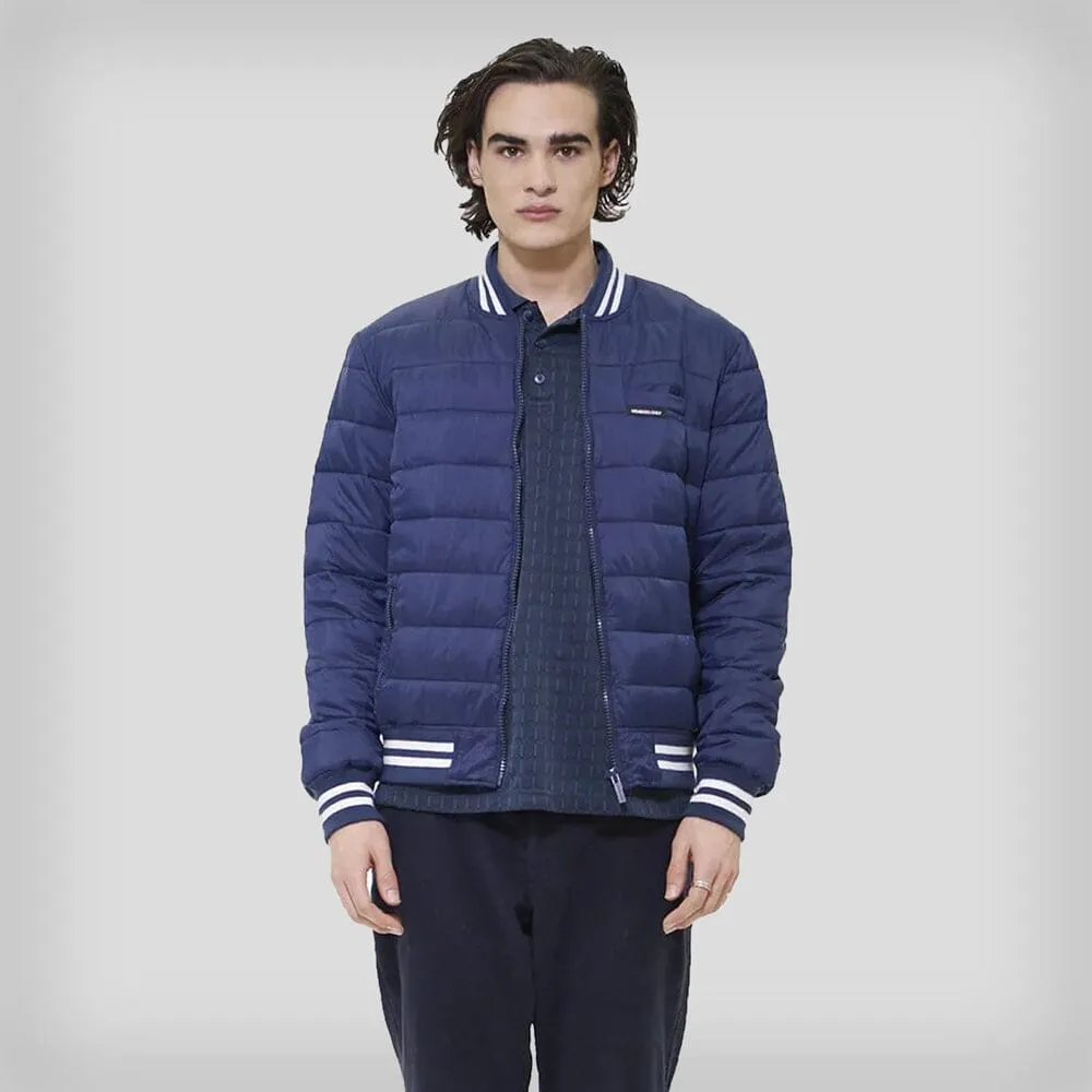 Members Only Men's Varsity Puffer Jacket