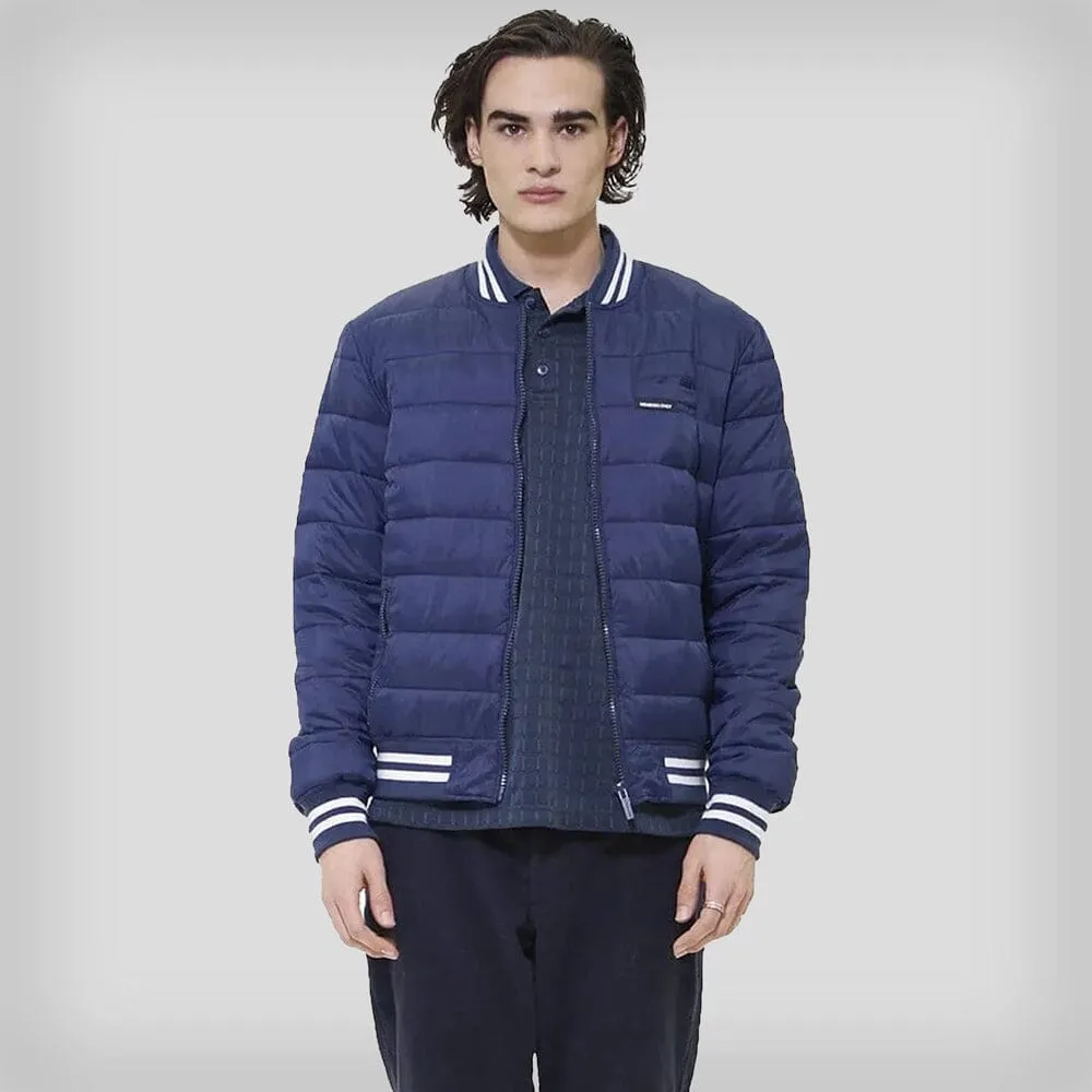 Members Only Men's Varsity Puffer Jacket