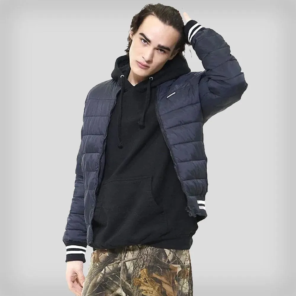 Members Only Men's Varsity Puffer Jacket