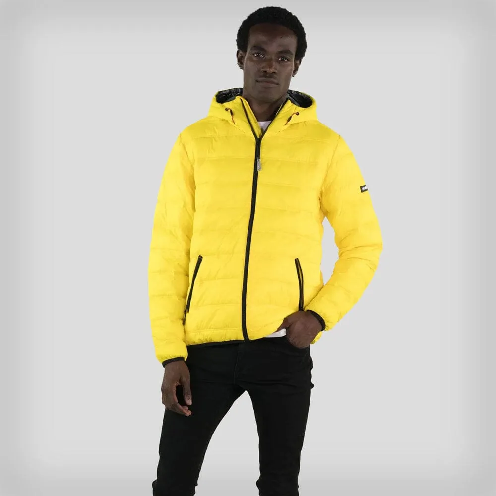 Members Only Men's Zip Front Puffer Jacket