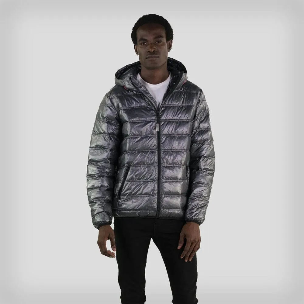 Members Only Men's Zip Front Puffer Jacket