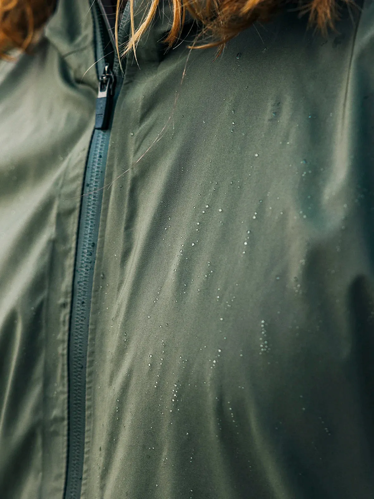 Men's Cloudshield Rain Jacket - Dark Olive