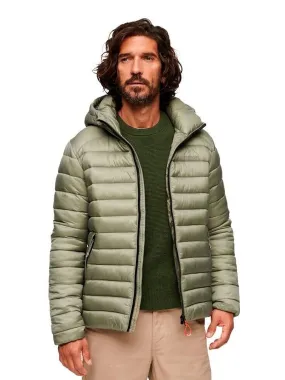 Men's Quilted Puffer Jacket,Olive