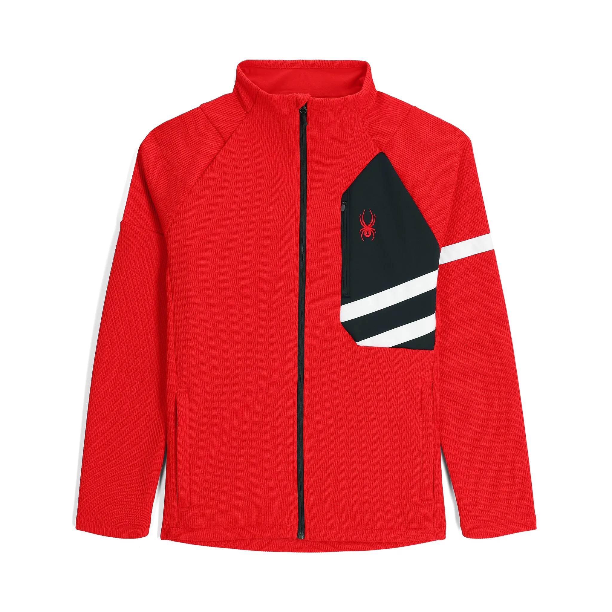 Mens Wengen Bandit Full Zip - Spyder Red