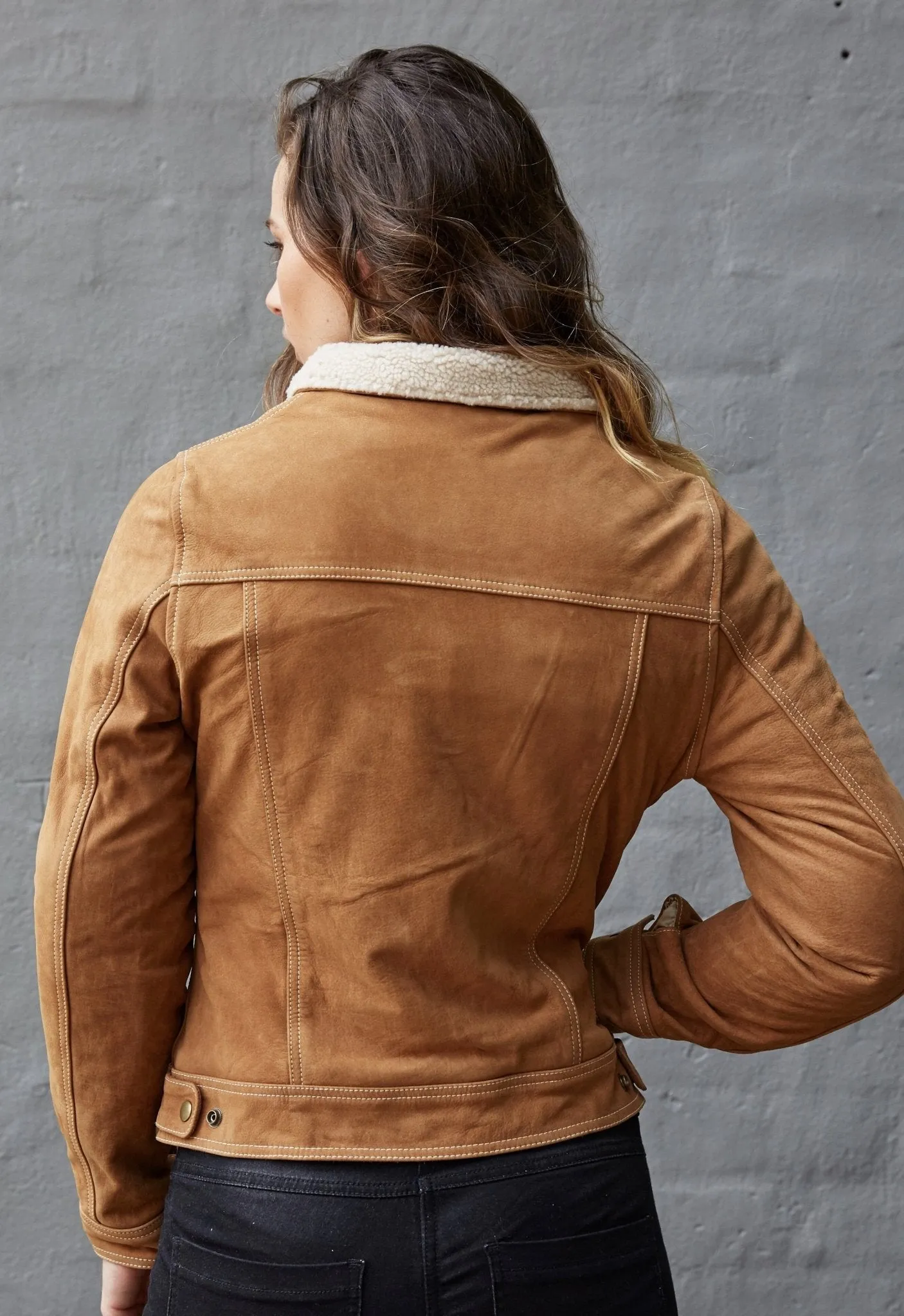 Merla Moto - Blackbird - Ladies Dakota Nubuck Leather Jacket