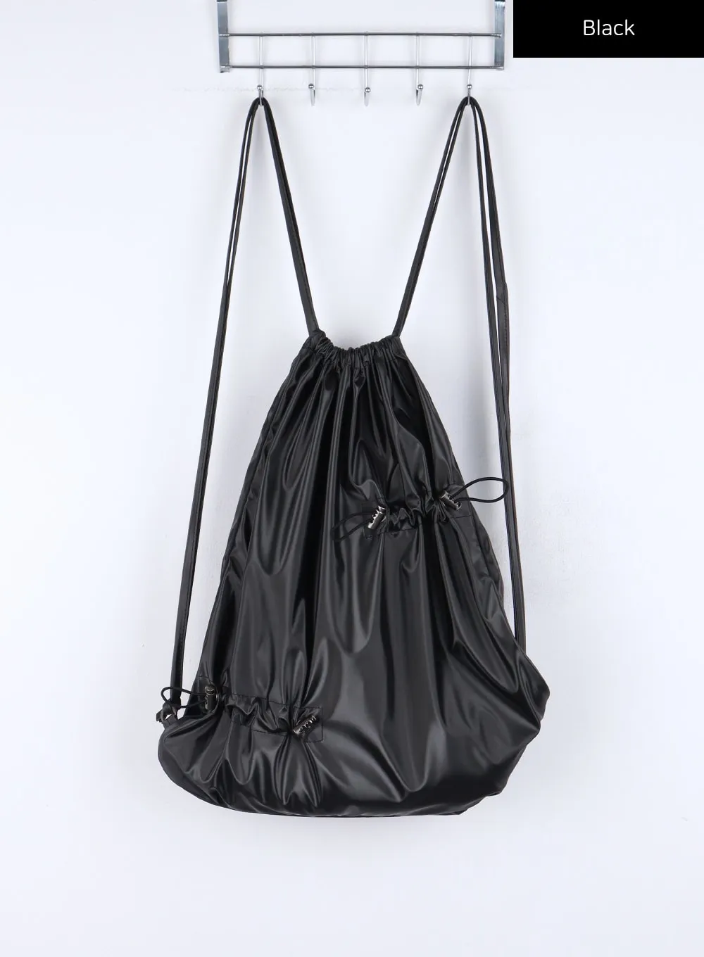 Metallic Drawstring Backpack CO324