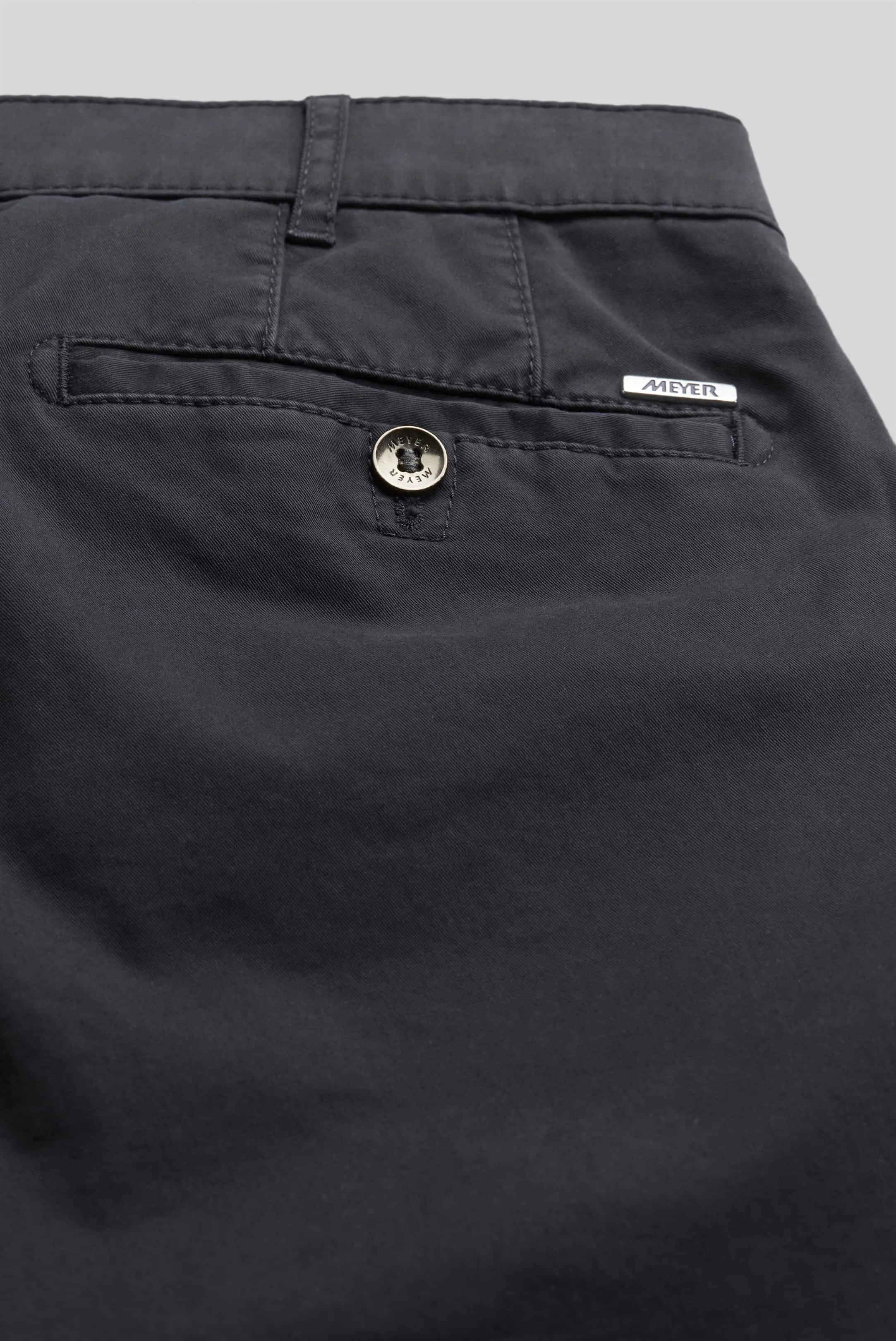 MEYER Roma Trousers - 3001 Light-Weight Cotton Chinos - Navy