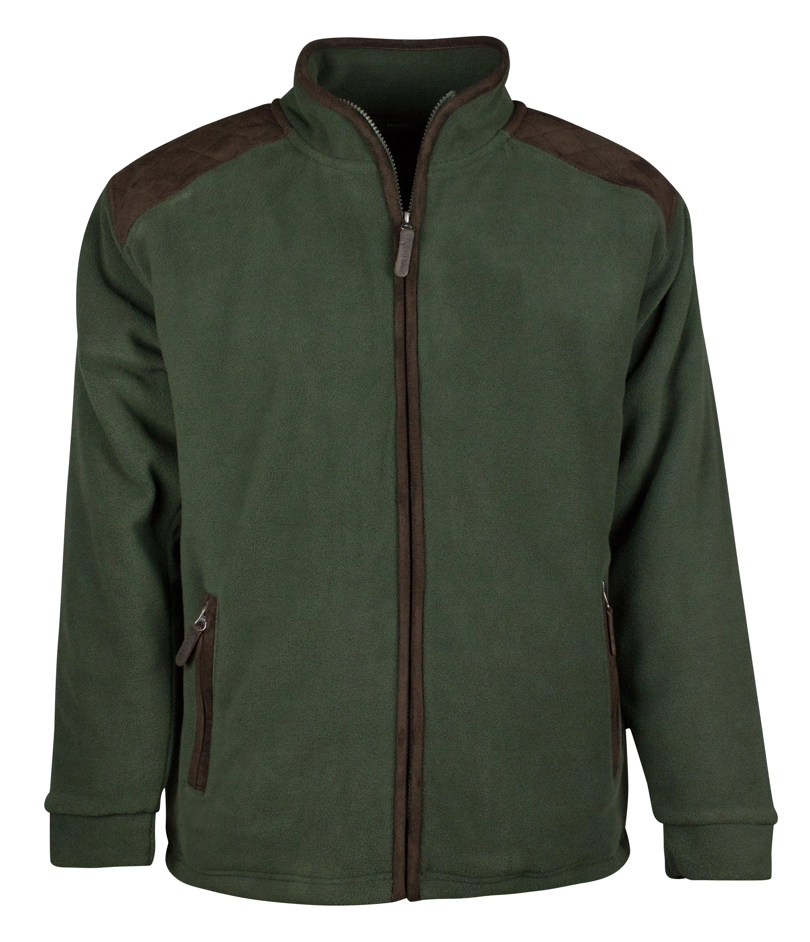 MF106 - Mens Padded Fleece Jacket - GREEN