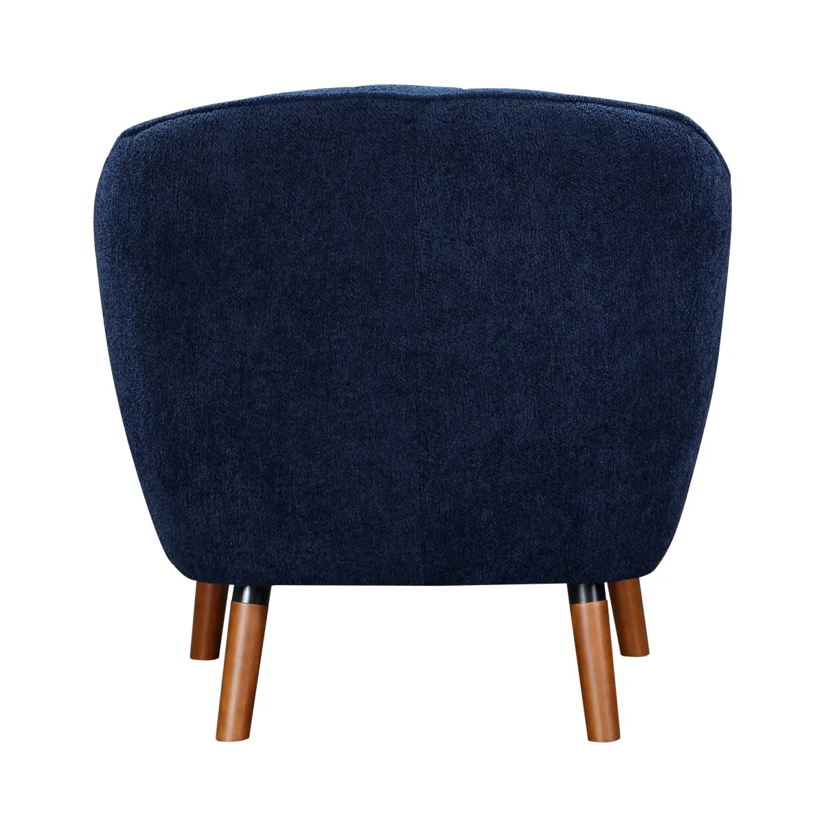 Mid-Century Modern Blue Tufted Sofa