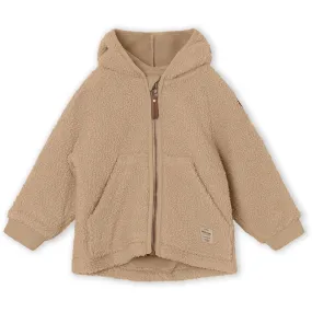 MINI A TURE Liff Teddy Fleece Jacket Savannah Tan