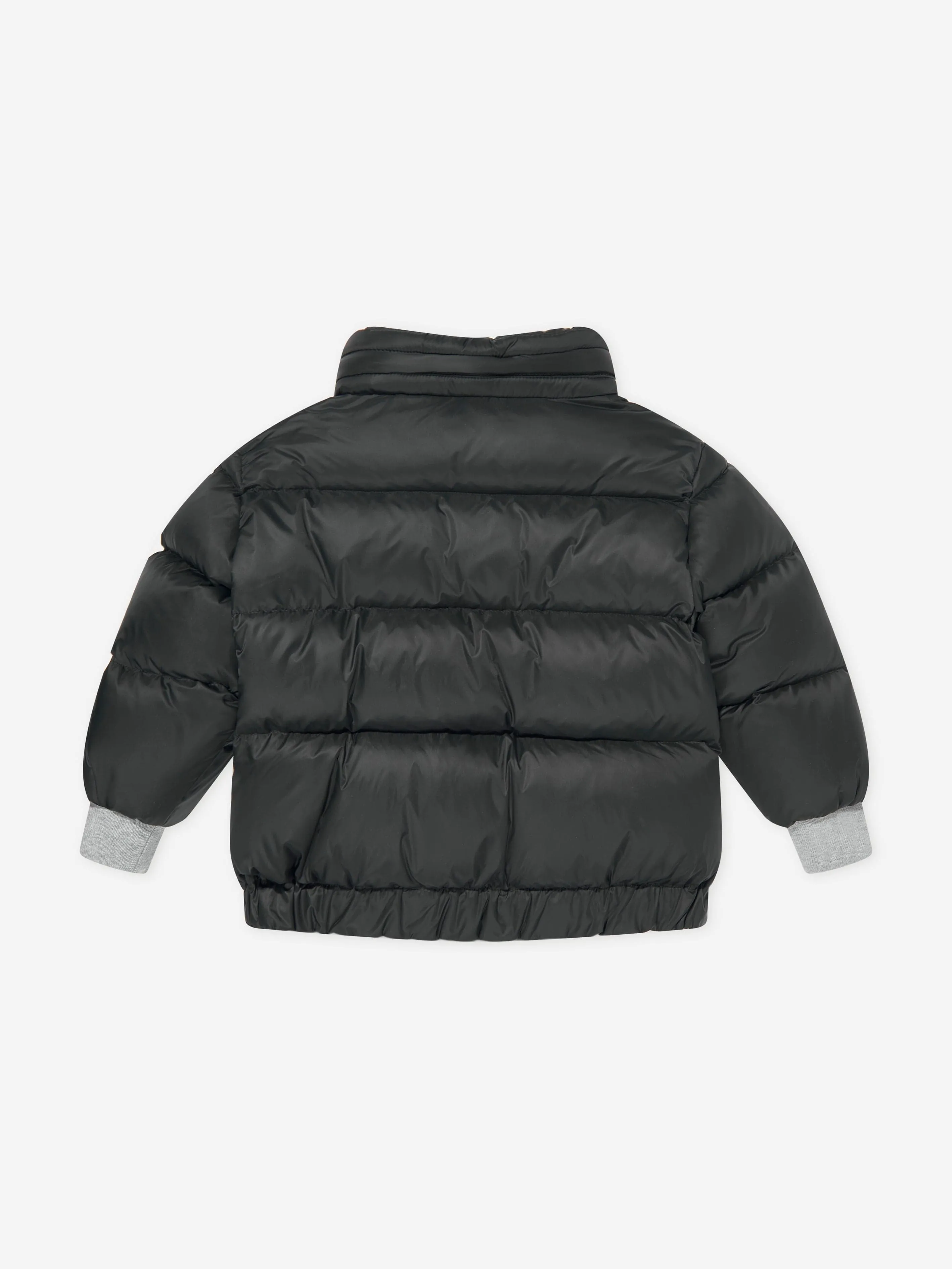 Missoni Kids Zigzag Puffer Jacket in Black