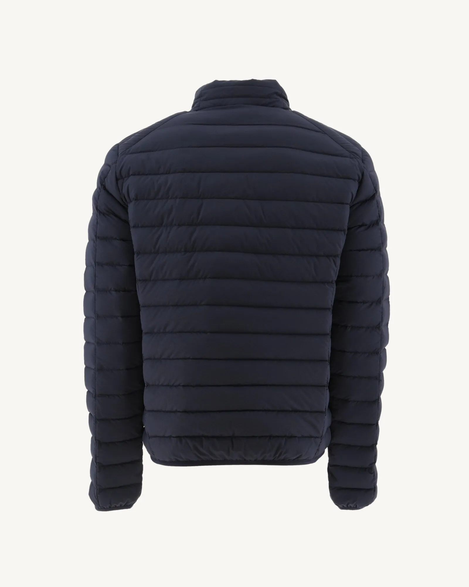 Navy Aragon lightweight stretch puffer jacket