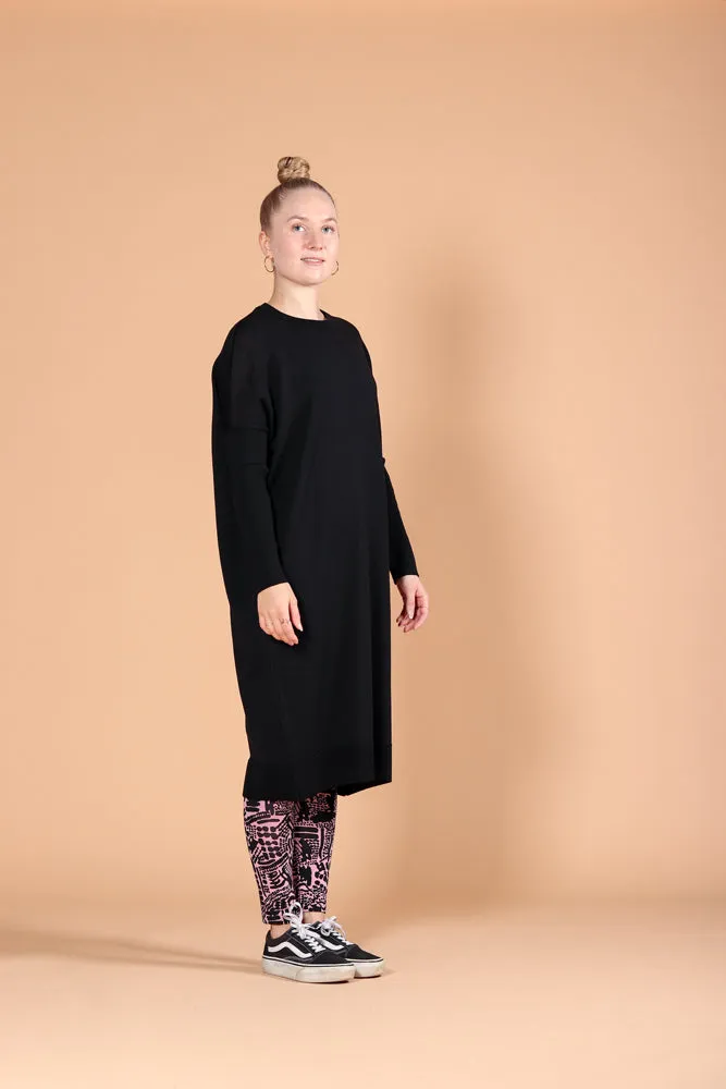 Nooa Merino Dress Black