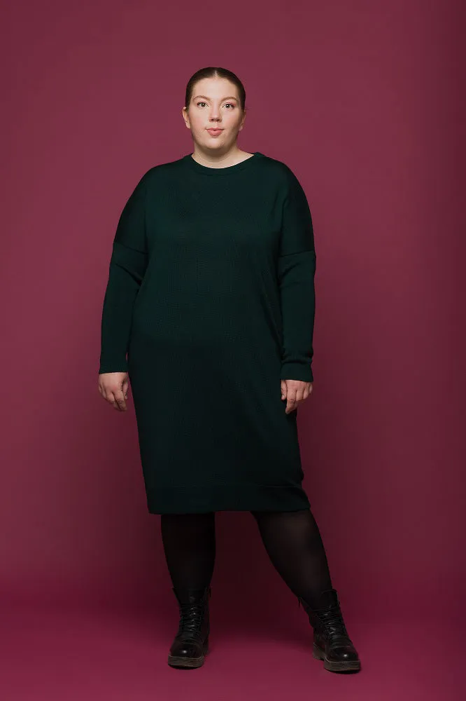 Nooa Merino Dress Green