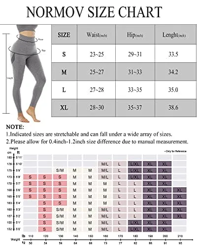 NORMOV Butt Lifting Workout Leggings for Women, Seamless High Waist Gym Yoga Pants Dark Grey