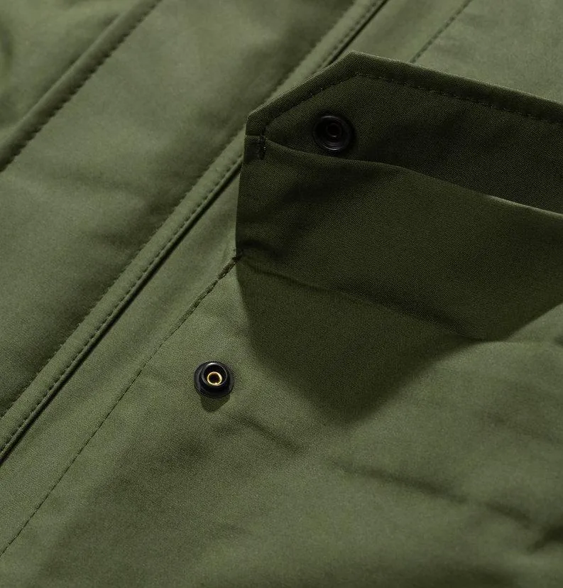 Norse Projects Nunk Cambric Cotton Jacket – Ivy Green