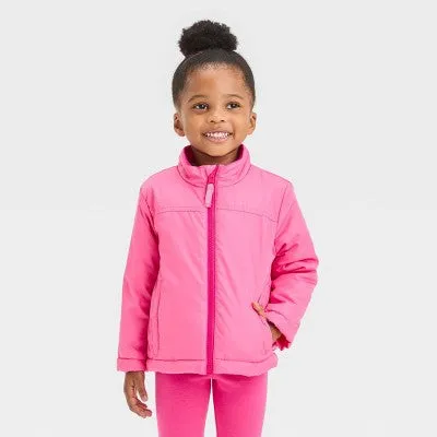 Open Box - Cat & Jack Toddler 3-in-1 Jacket Set: Puffer & Windbreaker Layers, Polyester