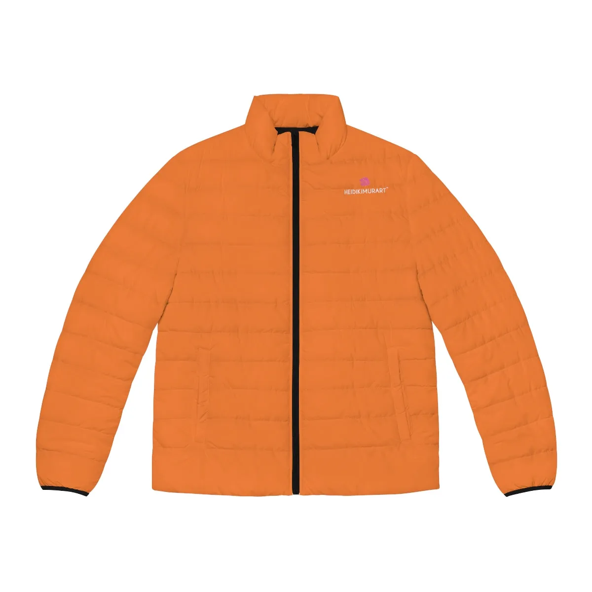 Orange Color Men's Jacket, Best Men's Puffer Jacket