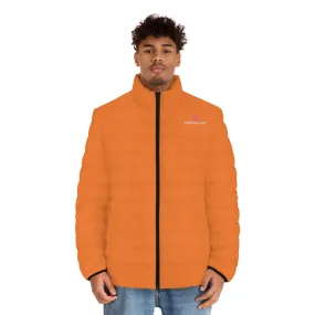 Orange Color Men's Jacket, Best Men's Puffer Jacket