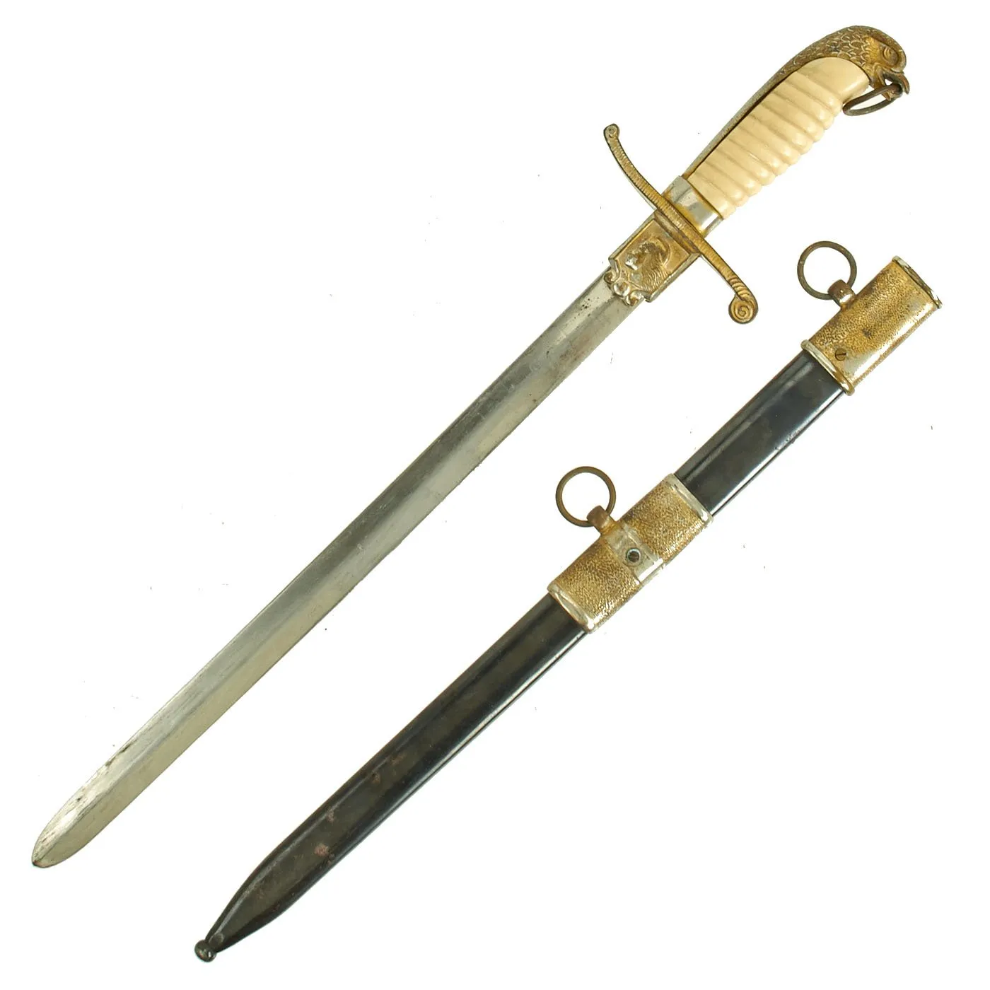 Original 20th Century Argentine Naval Dirk with Scabbard