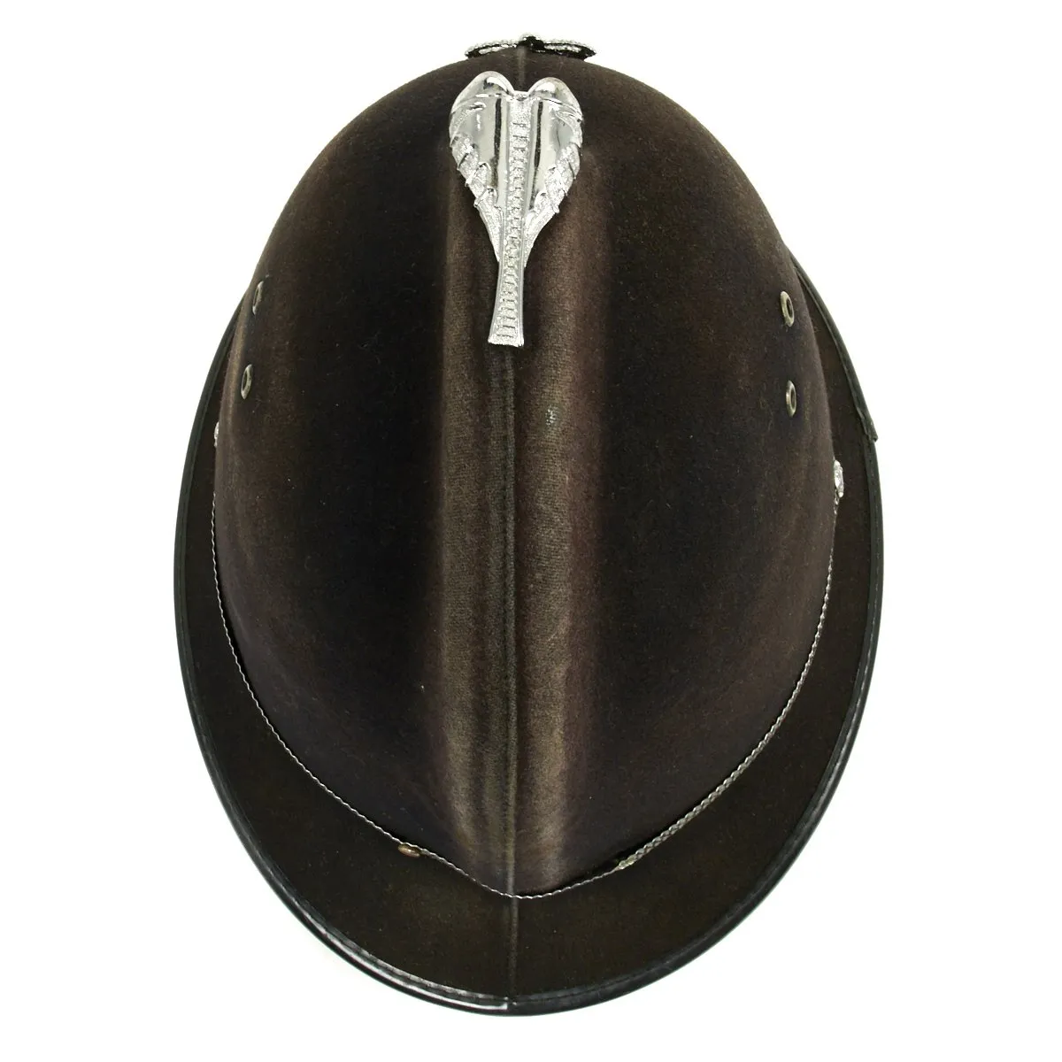 Original British Comb Top Bobby Helmet from the Thames Valley Police (Oxford) c.1990