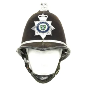 Original British Comb Top Bobby Helmet from the Thames Valley Police (Oxford) c.1990