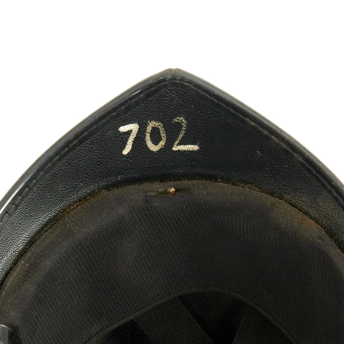 Original British Comb Top Bobby Helmet from the Thames Valley Police (Oxford) c.1990