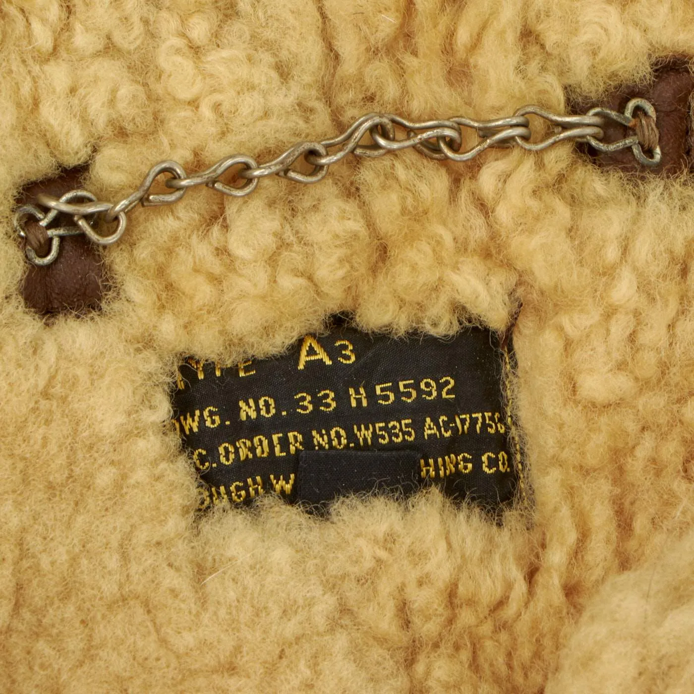 Original U.S. WWII USAAF Type D-1 Shearling Jacket with Type A3 Winter Flying Trousers