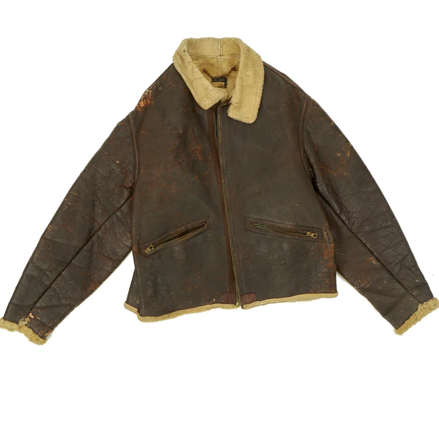 Original U.S. WWII USAAF Type D-1 Shearling Jacket with Type A3 Winter Flying Trousers