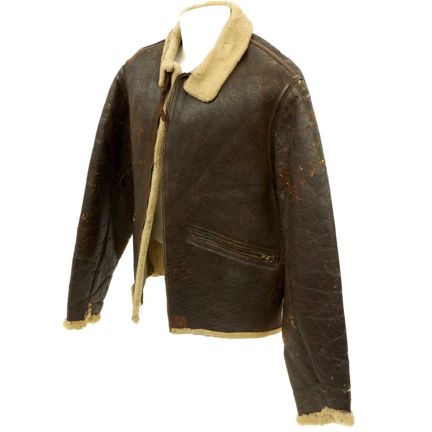 Original U.S. WWII USAAF Type D-1 Shearling Jacket with Type A3 Winter Flying Trousers