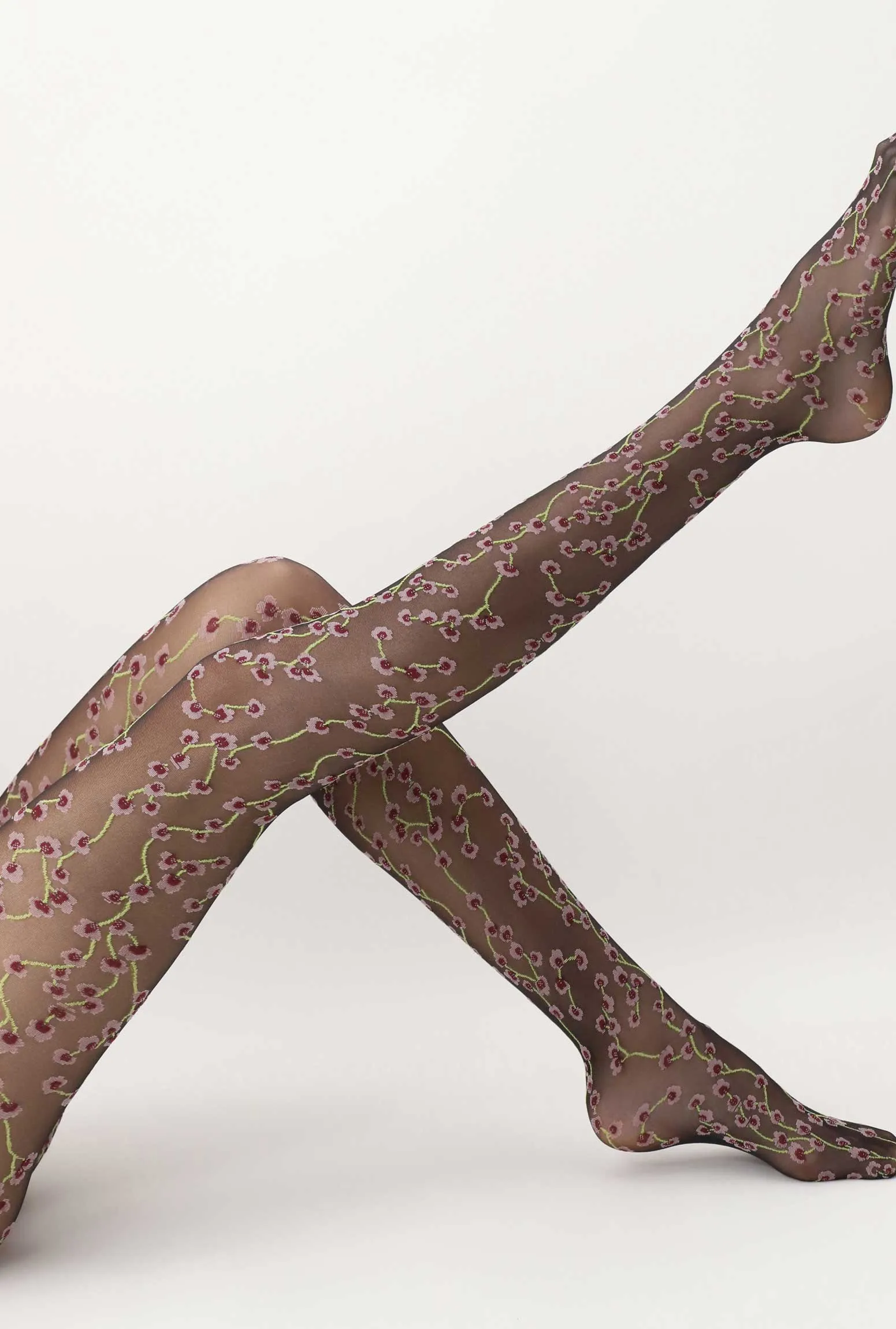 Oroblu Flowers Sheer Patterned Tights