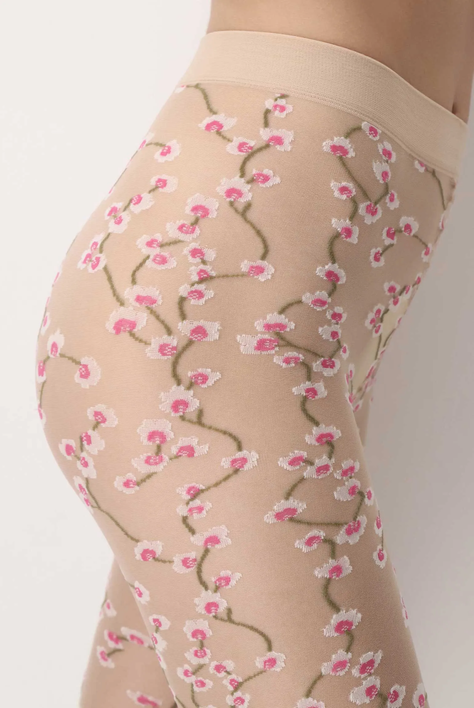 Oroblu Flowers Sheer Patterned Tights