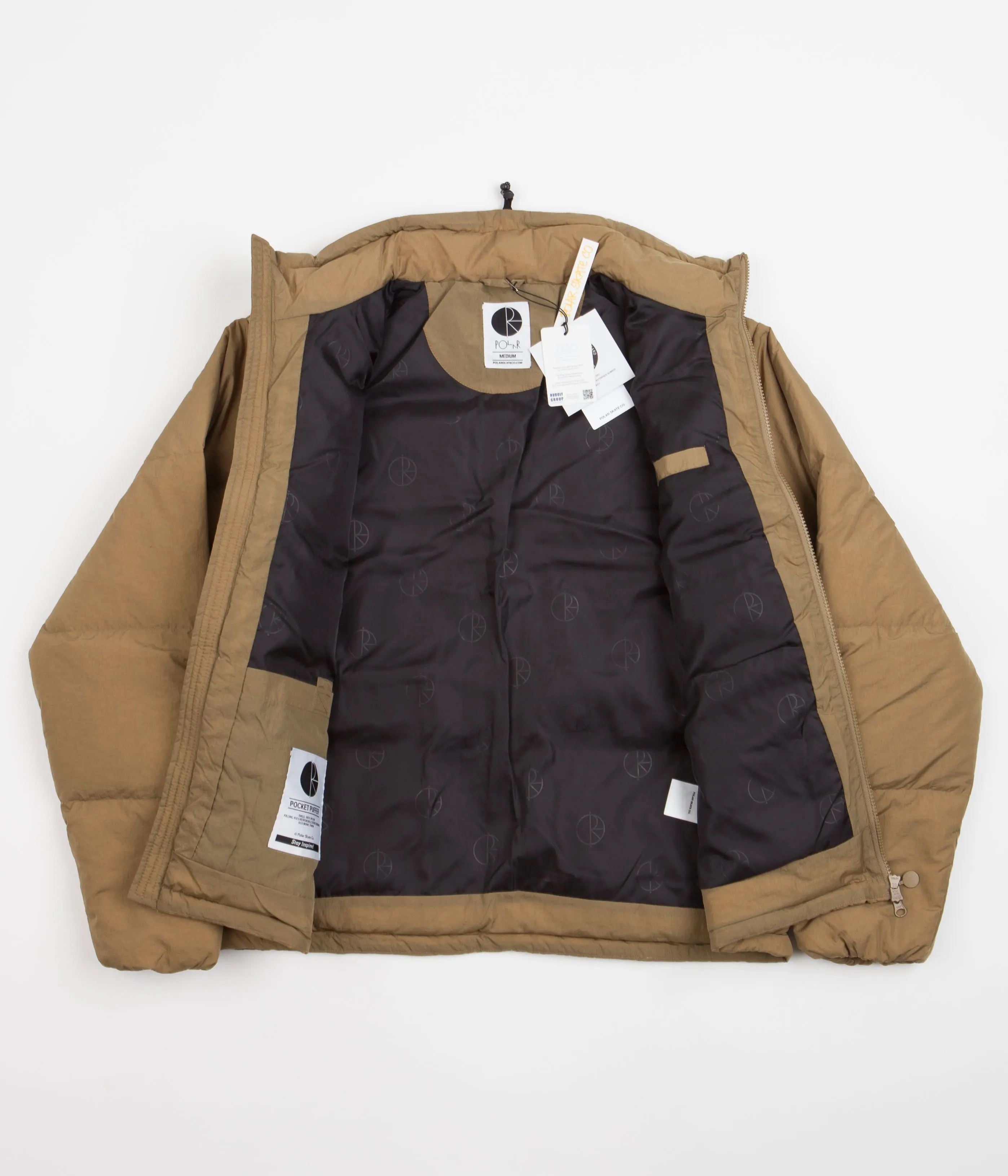 Polar Pocket Puffer Jacket - Antique Gold