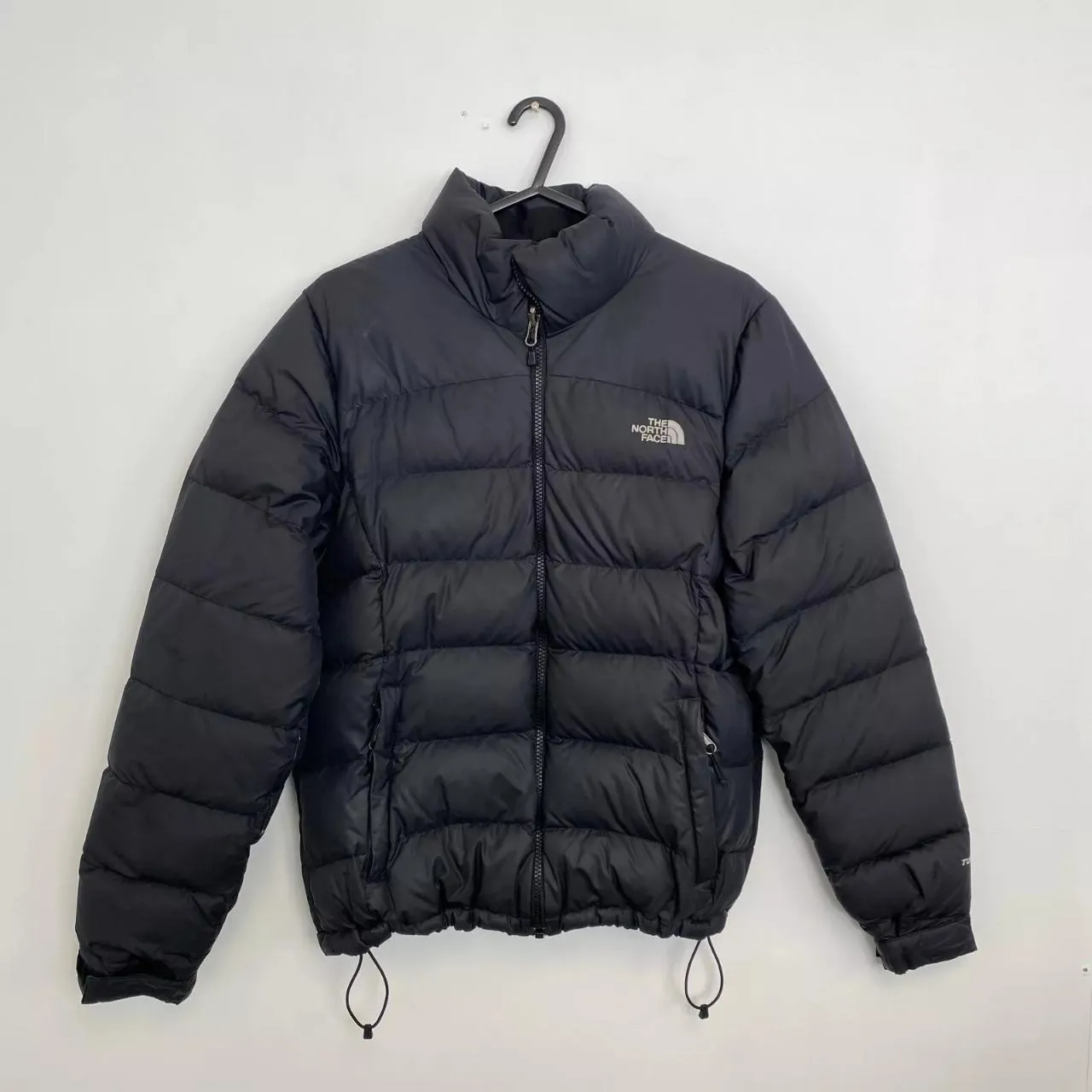 Preowned The North Face Womens 700 Down Nuptse Puffer Jacket Size M Black TNF Winter.