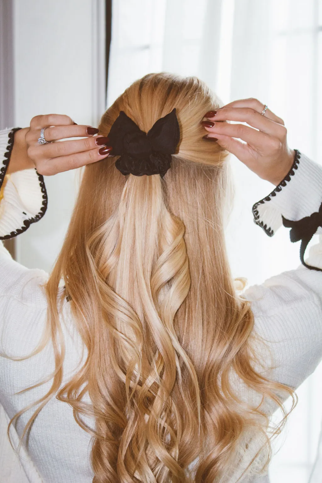 Puffer Bow Scrunchie