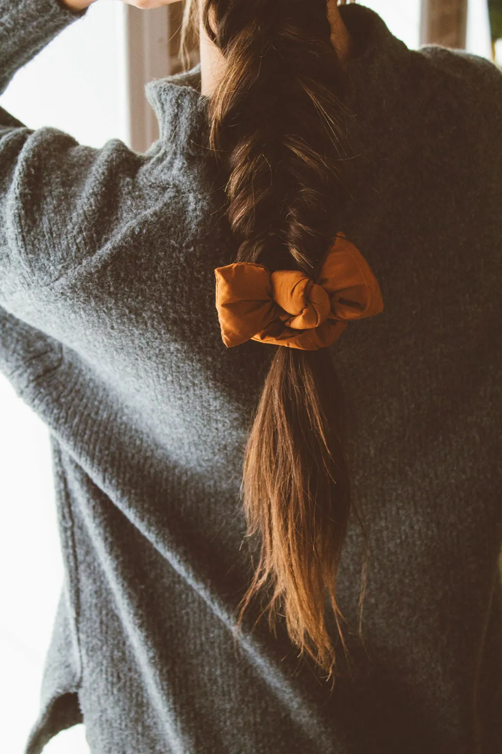 Puffer Bow Scrunchie