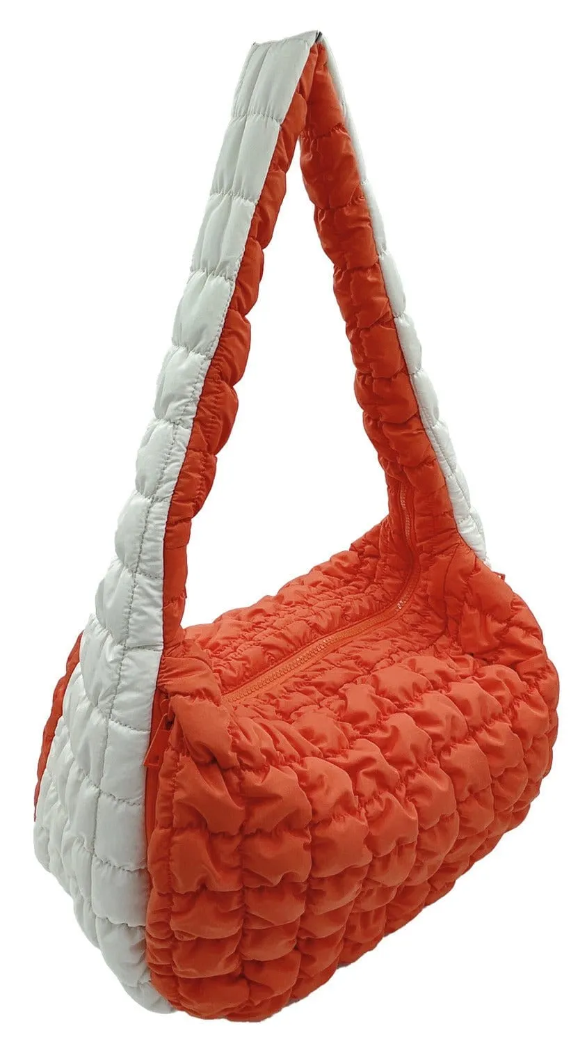 QBS420003 College Colors Large Quilted Puffer Bag