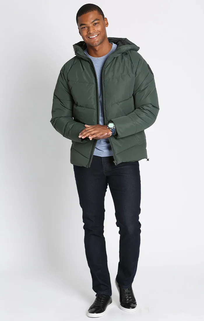 Quilted Hooded Puffer Jacket