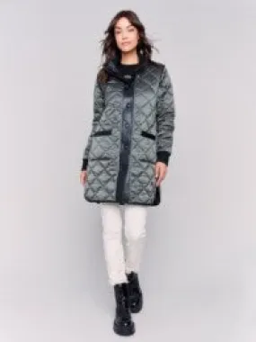 REVERSIBLE QUILTED PUFFER JACKET