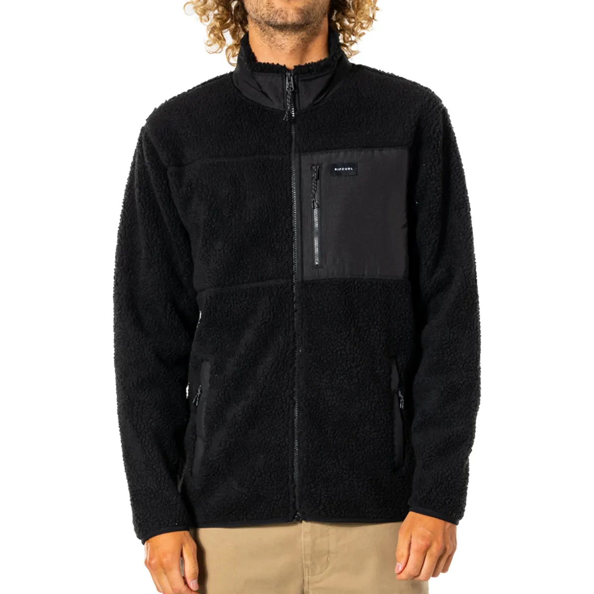 Rip Curl Big Bear Zip-Thru Crew Fleece Jacket