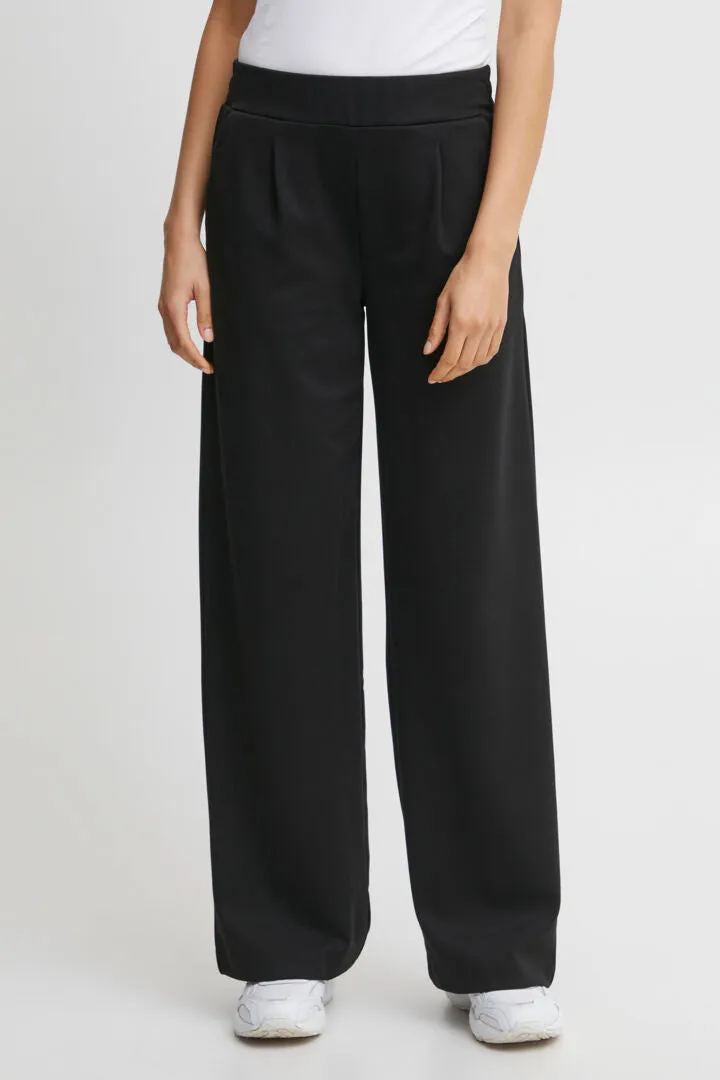 Rizetta Wide Pants - Black