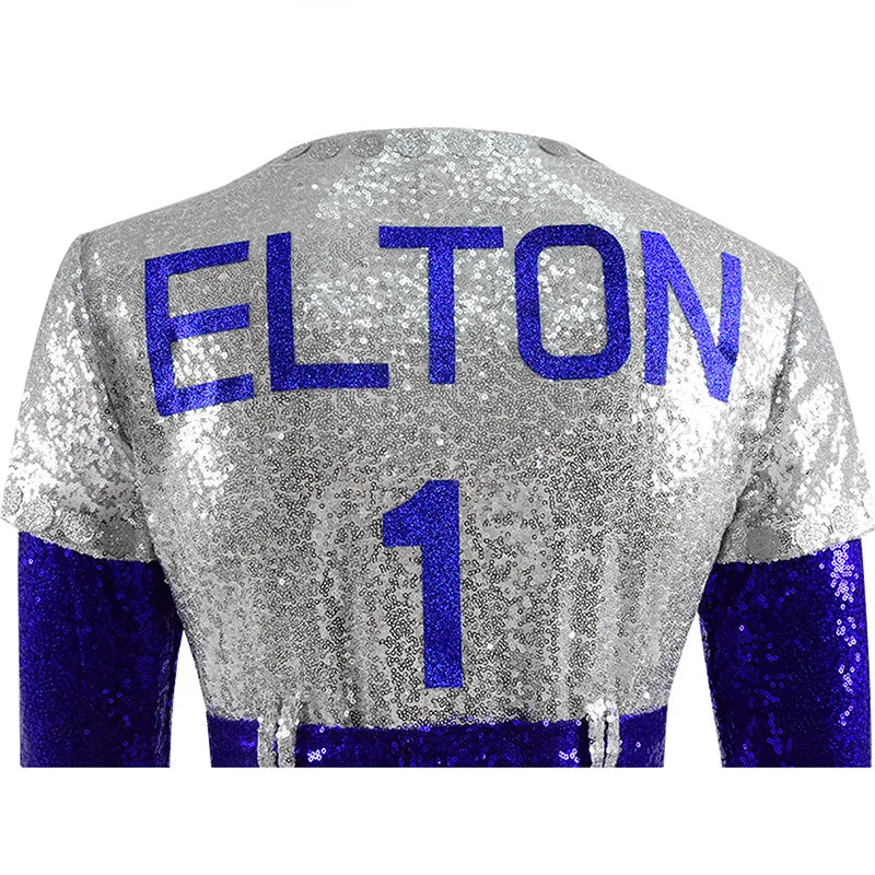 Rocketman Elton John Costumes Dodgers Jumpsuit Halloween Party Suit