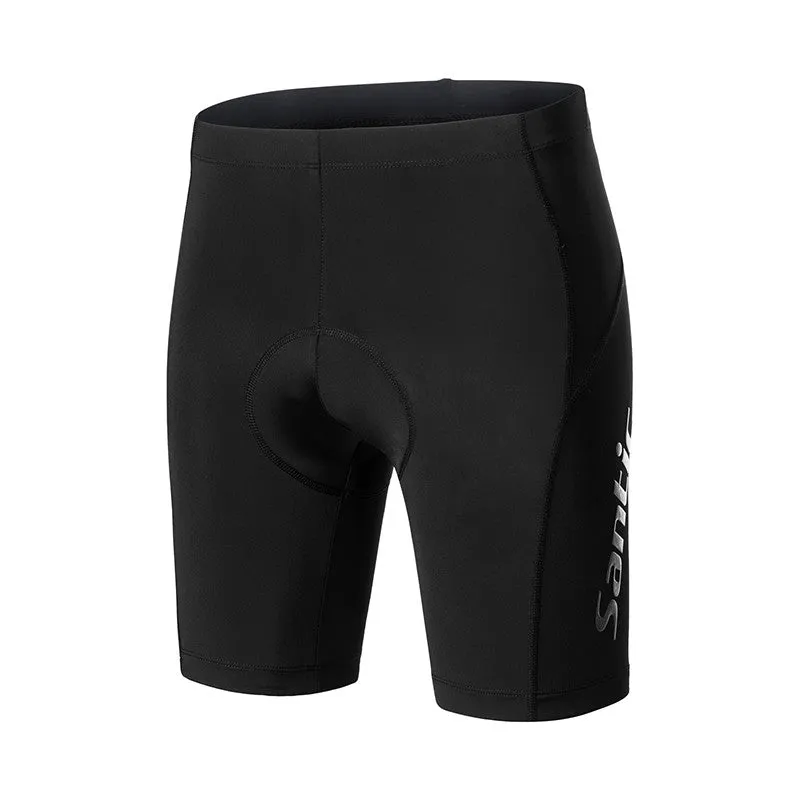 Santic Black Men’s Cycling Shorts Padded Cycling Tights