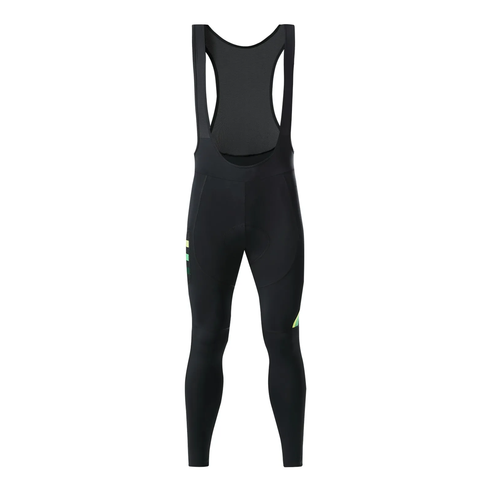 Santic Cycling Bib Tights Men Padded Cycling Bib Pants Green