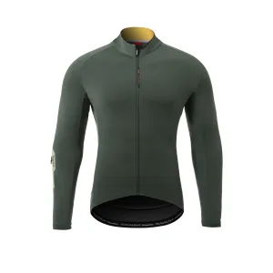 Santic Jiabaily ⅡGreen Men Cycling Jersey Long Sleeve