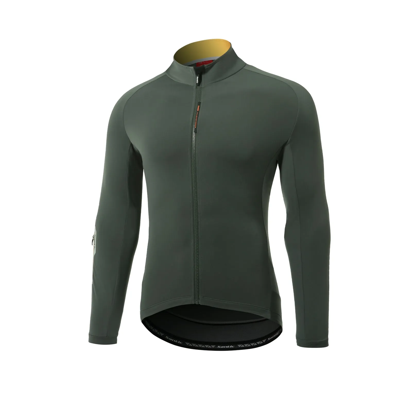 Santic Jiabaily ⅡGreen Men Cycling Jersey Long Sleeve