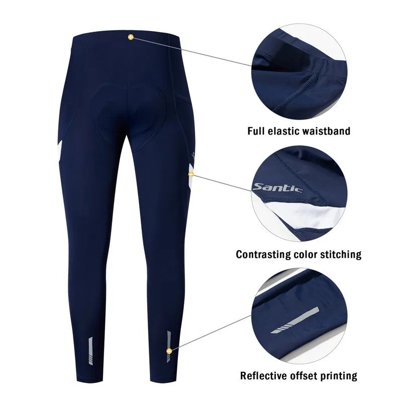 Santic Light Miss jersey Navy & Cloud Impress Pants Navy Women Outfit