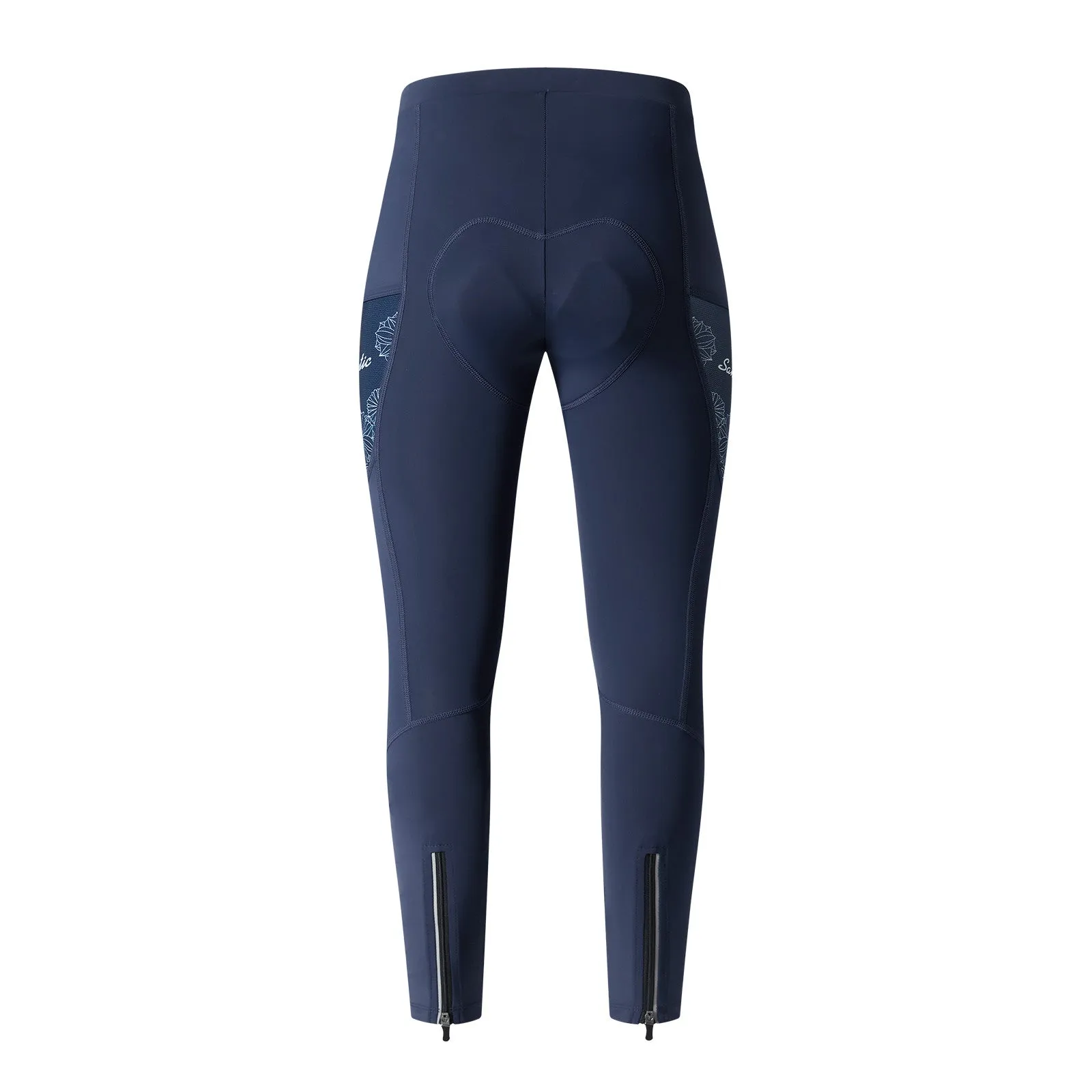 Santic Navy Women's Cycling Pants 4D Padded Bicycle Tights